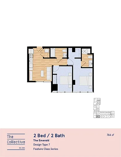 Floor plan 2X2 E