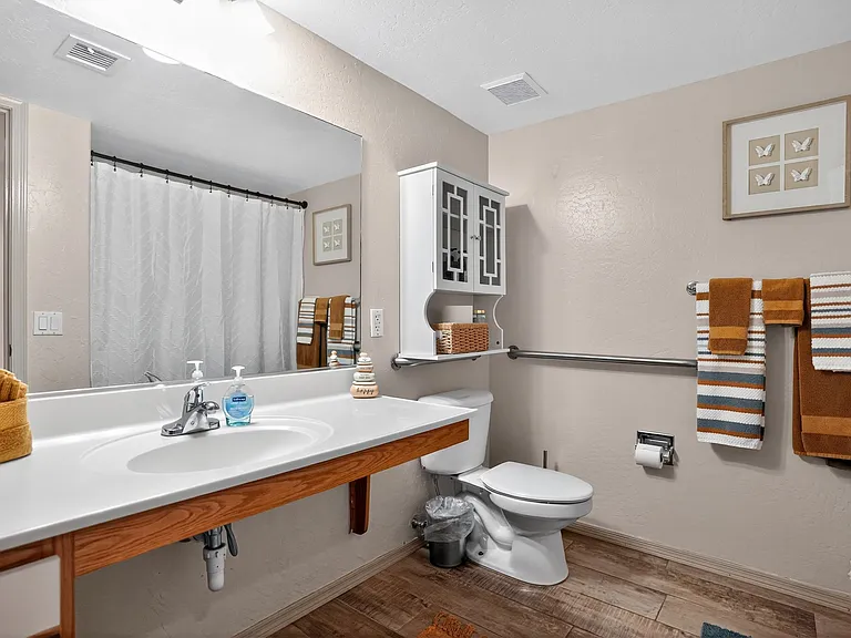 Bathroom, large and wide