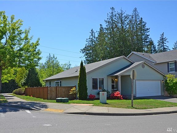 Corner lot.Completely fenced in back yard.