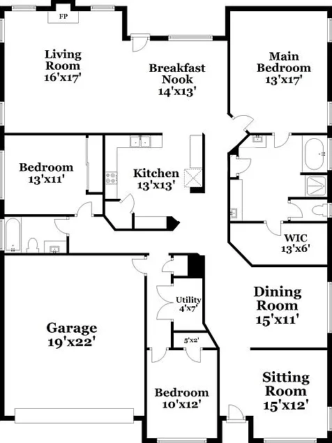3 bed, 2.0 bath, 2160 sqft, $1,950 — Photo 2