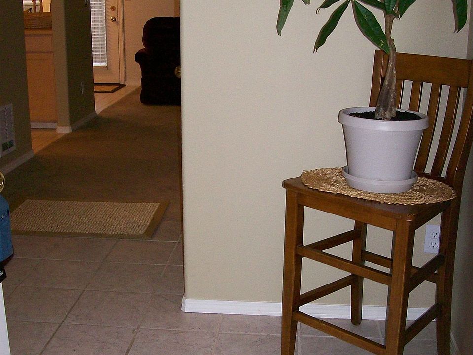 Light and Bright tiled entryway