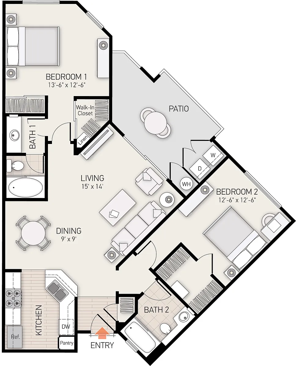 Floor plan Plan E