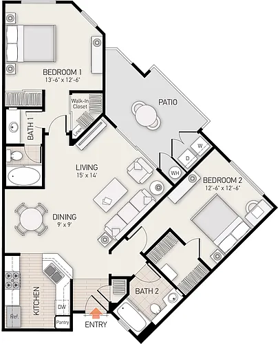 Floor plan Plan E