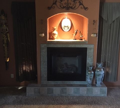 fire place (dining room)