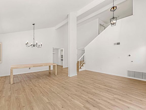 living room to dining room