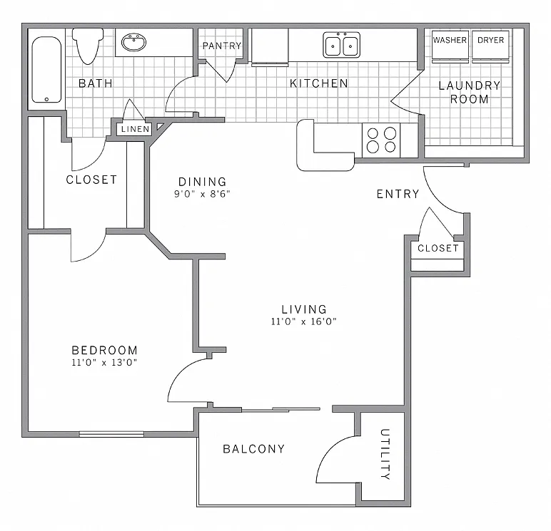 Floor plan A1
