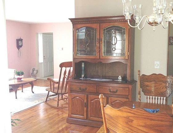 br /A view from the Dining Room into the Living Room.br /The hardwood floors extend from the Living Room.