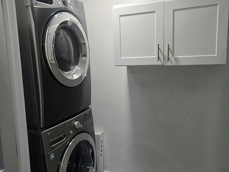 laundry room on site