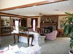 Living with two seating areas and fireplace