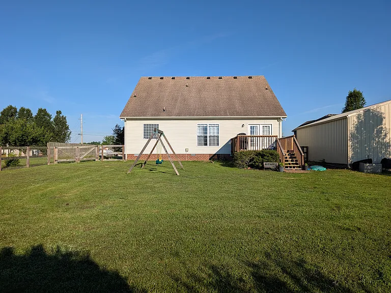 Backyard and Deck