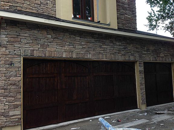 Beautiful Cedar Garage doors