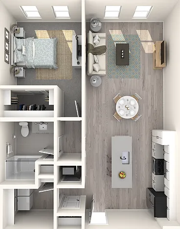 A5 floor plan The Crossing at Palm Aire