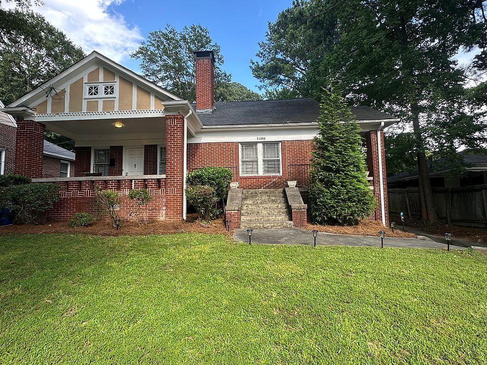 Front of house up on the hill
