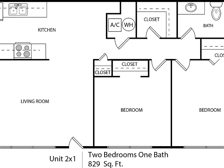 Two Bedroom Two Bedroom