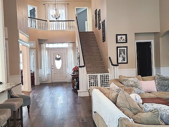 2 story entry and family room