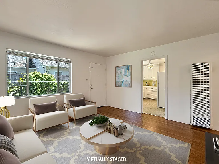 Virtually Staged Living Room