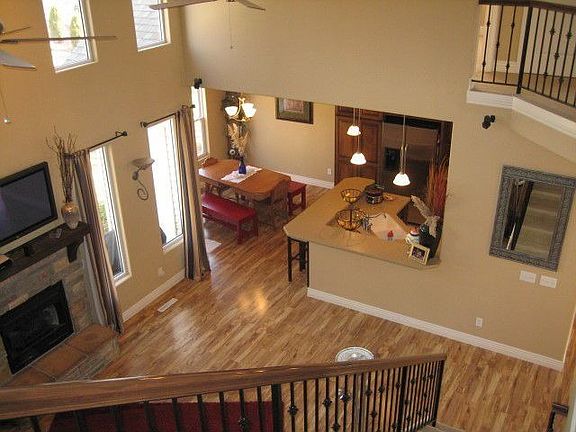 Balcony view of living area