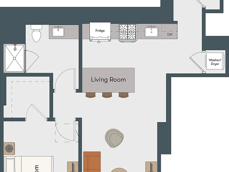 One Bedroom One Bedroom