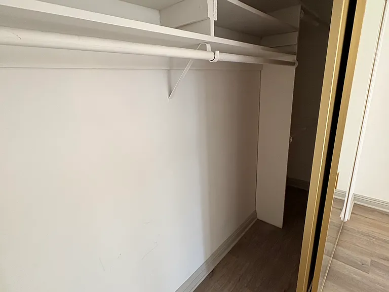 Large closets in each room