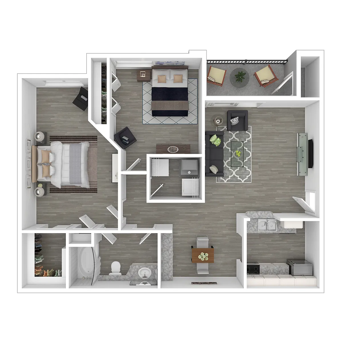 Floor plan The Coco Plum - Renovated