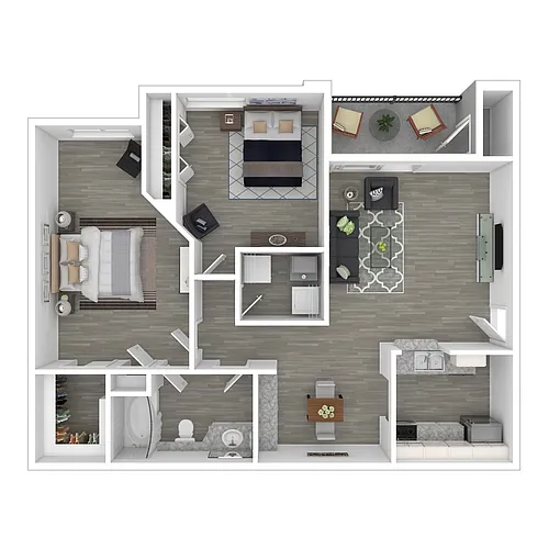 Floor plan The Coco Plum - Renovated