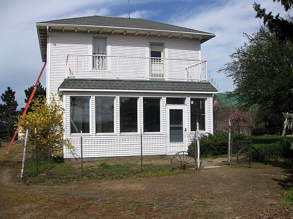 Front porch & upper balcony
