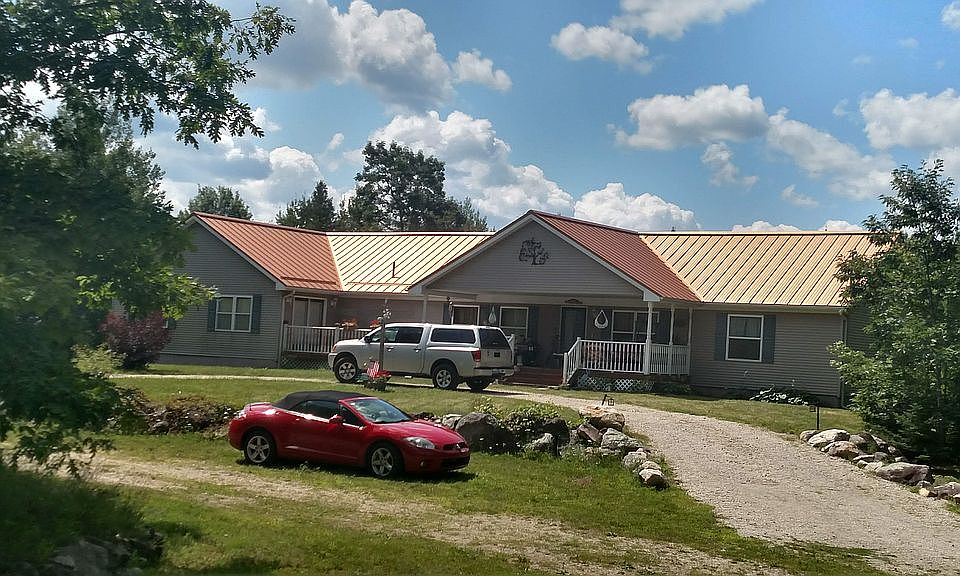 New maintenance free metal roof