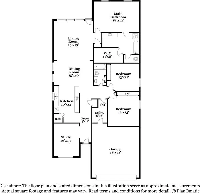 3 bed, 2.0 bath, 1841 sqft, $1,895 — Photo 2
