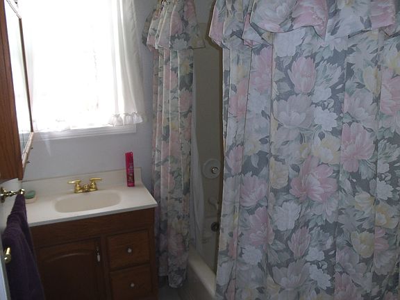 Shower over tub bathroom