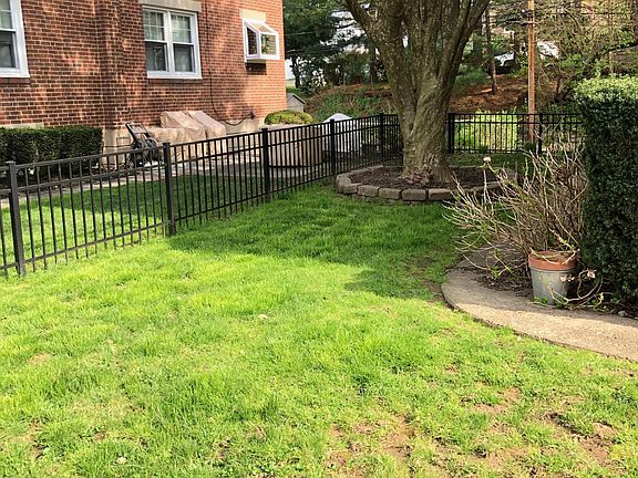 fenced in yard