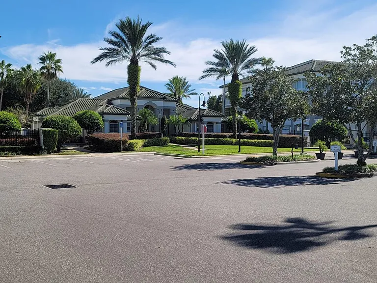 Front entrance has 2 gates for entry