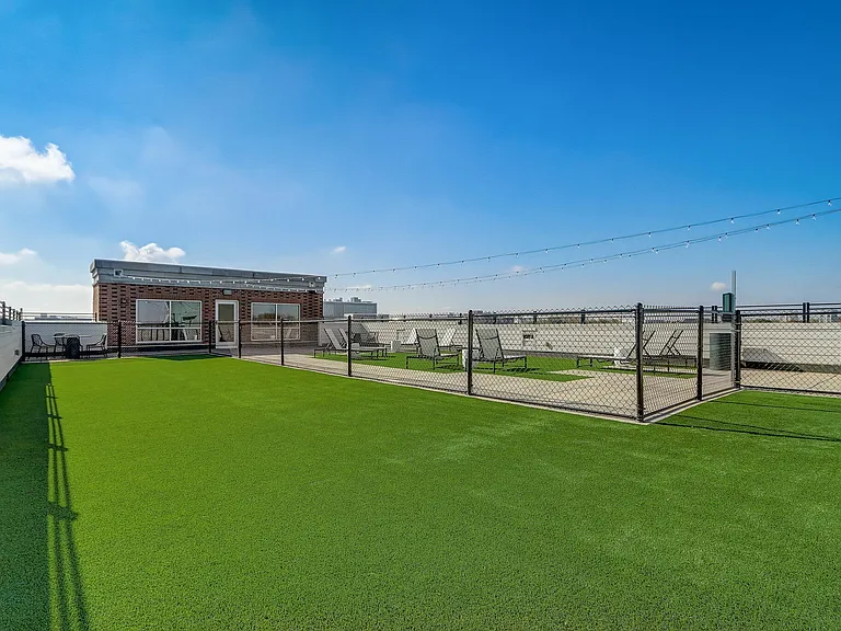 Enjoy Skyline Views from the Rooftop Lounge at Ralston Apartments in Downtown Indianapolis