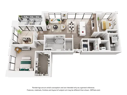 Floor plan Magnolia I w/ Den