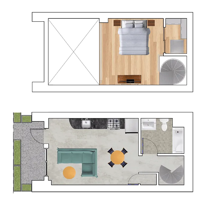 Floor plan Loft 4
