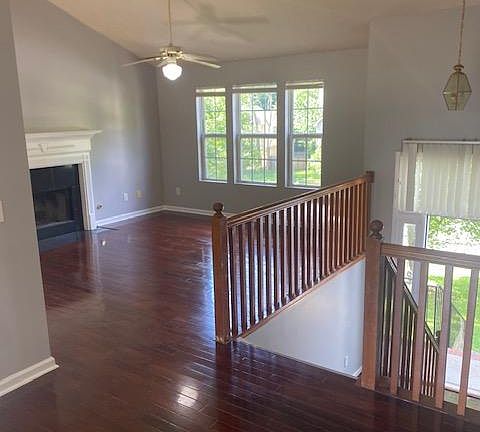 upstairs living room and dining room