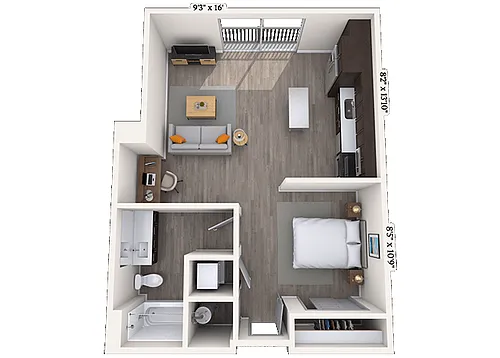 Floor plan S2A