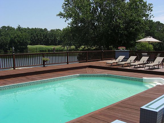Looking out towards the Country Club
