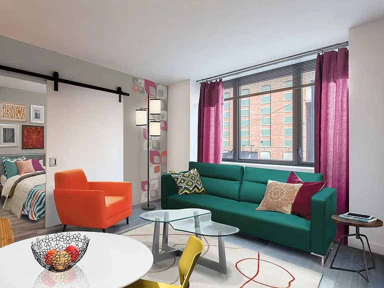 Living Room and Bedroom