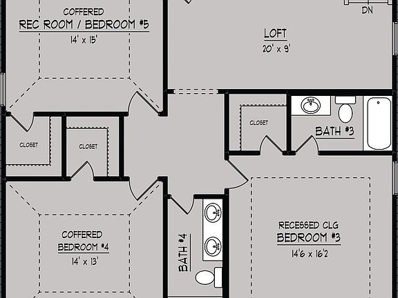Salem Floorplan Second Floor