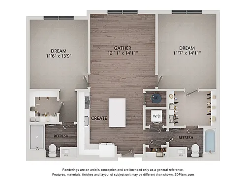 Floor plan F021