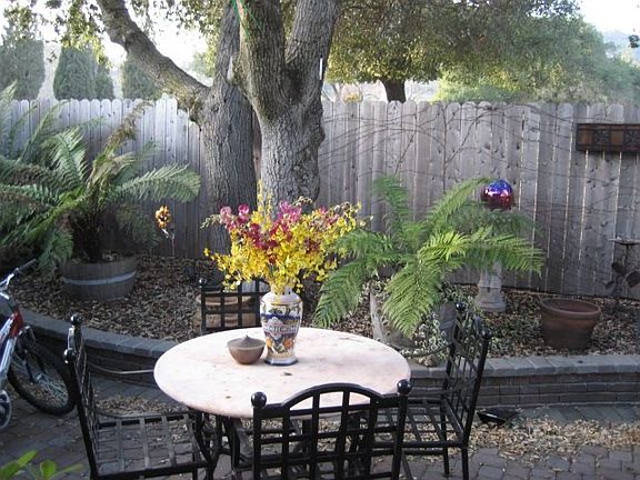 Patio off master bedroom