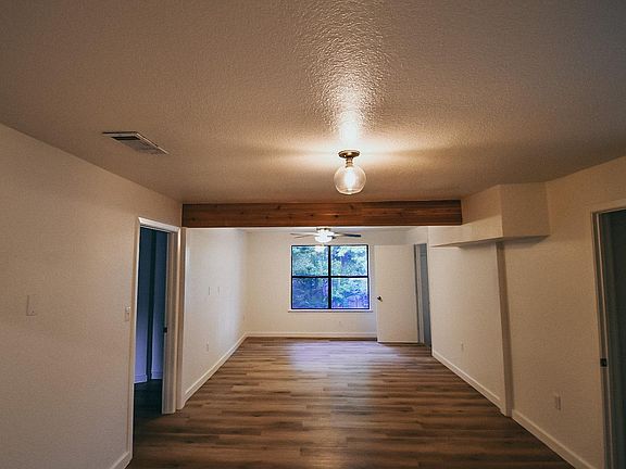 Great room extends beyond the kitchen.