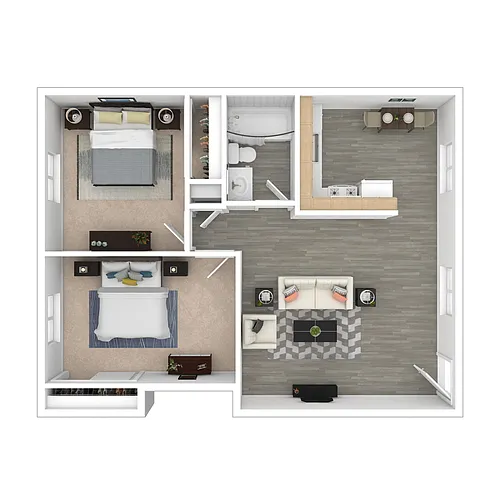 Floor plan The Oak