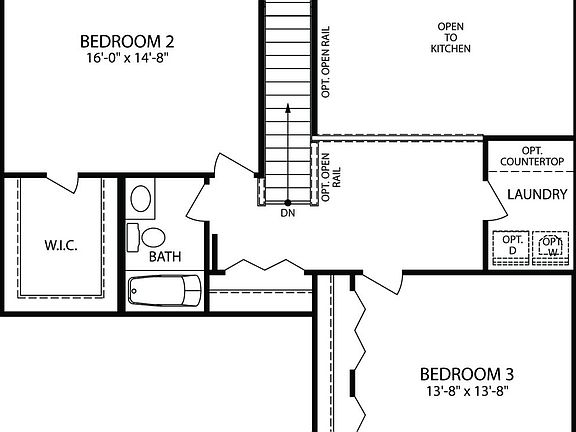 Elevation C - 2nd Floor