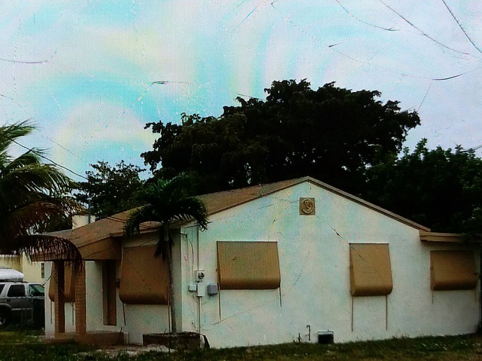 Hurricane Shutters throughout, please ignore cracked lens