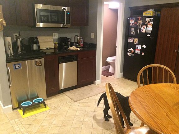 Kitchen - notice the dishwasher and in-counter keggerator!