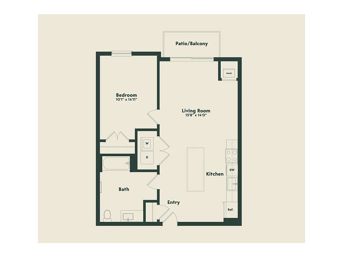 Floor plan B-7
