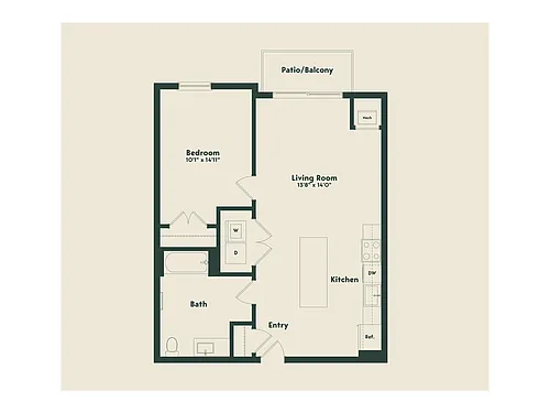 Floor plan B-7