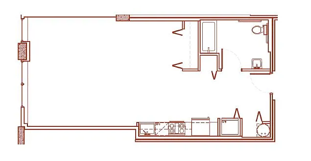 Floor plan Studio LW 5