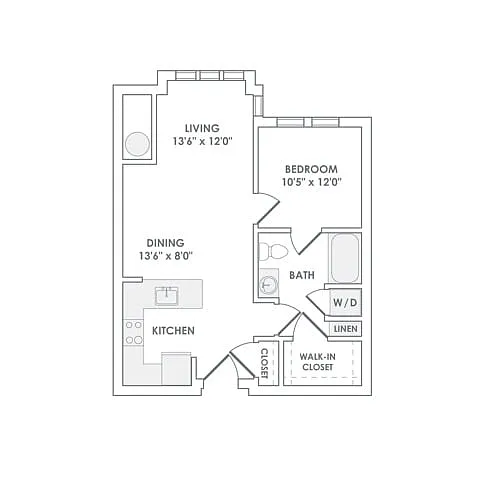 Floor plan A02 Renovated